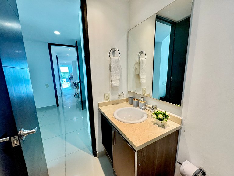 3+1 bedrooms Morros. Beach views and access