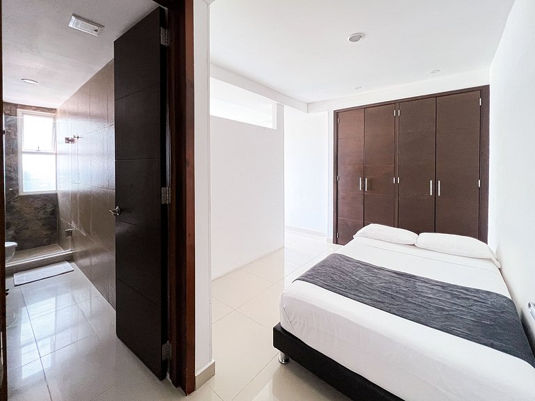 Apartamento de 1 quarto nos Morros com acesso à praia
