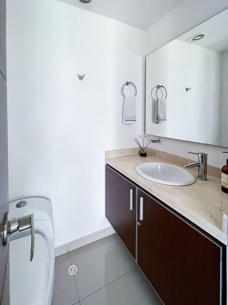 Apartamento de 1 quarto nos Morros com acesso à praia