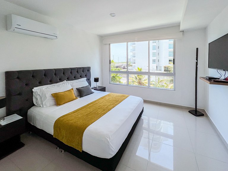 Apartamento de 1 quarto nos Morros com acesso à praia