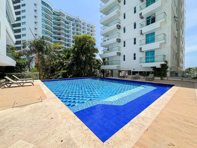 Apartamento de 1 quarto nos Morros com acesso à praia