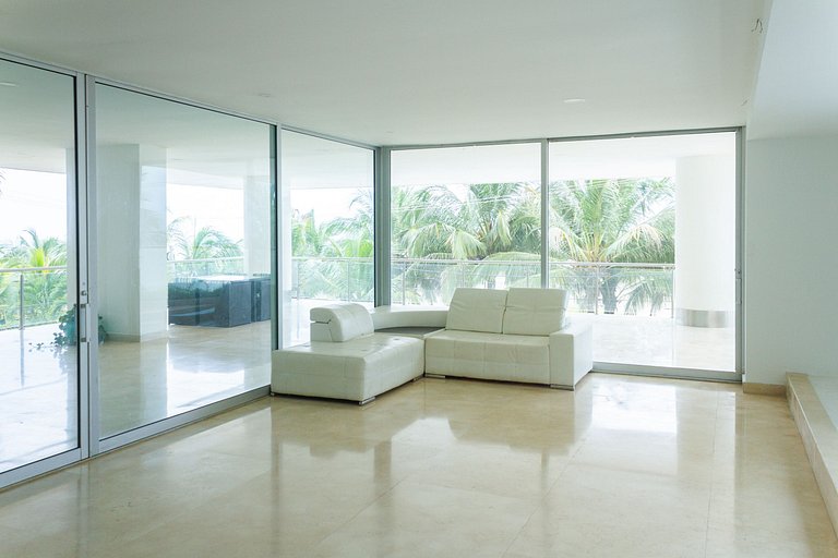 Apartamento de 1 quarto nos Morros com acesso à praia
