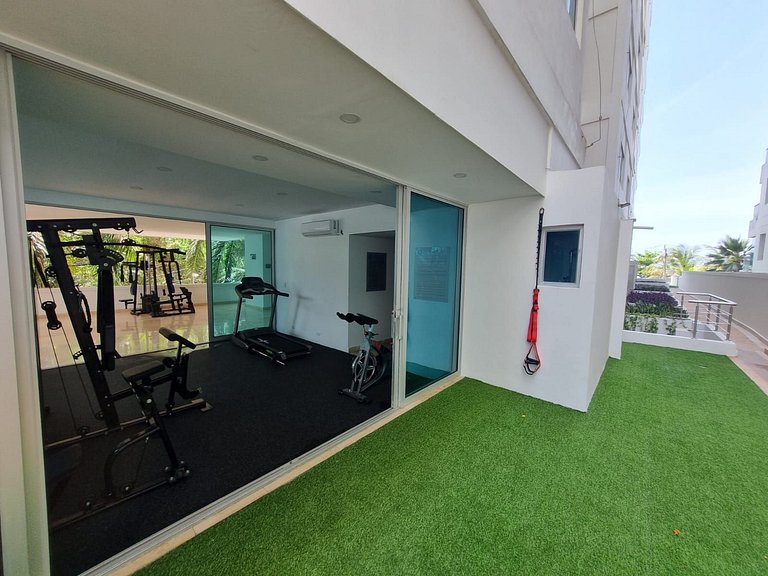 Apartamento de 1 quarto nos Morros com acesso à praia