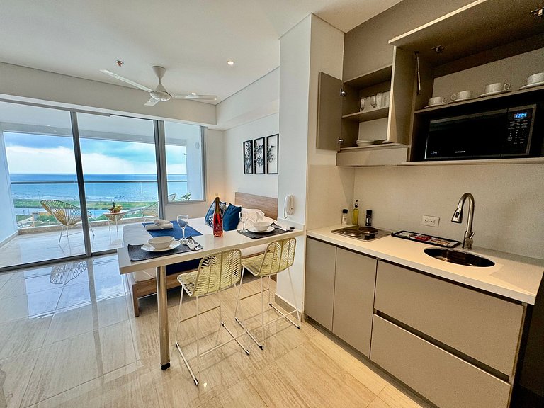 Loft Vistas Mar. Crespo Piscina
