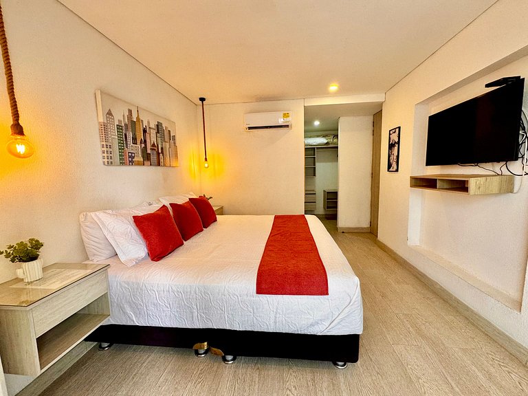 Apartamento 2 Dormitorios. Jacuzzi y Vista Mar