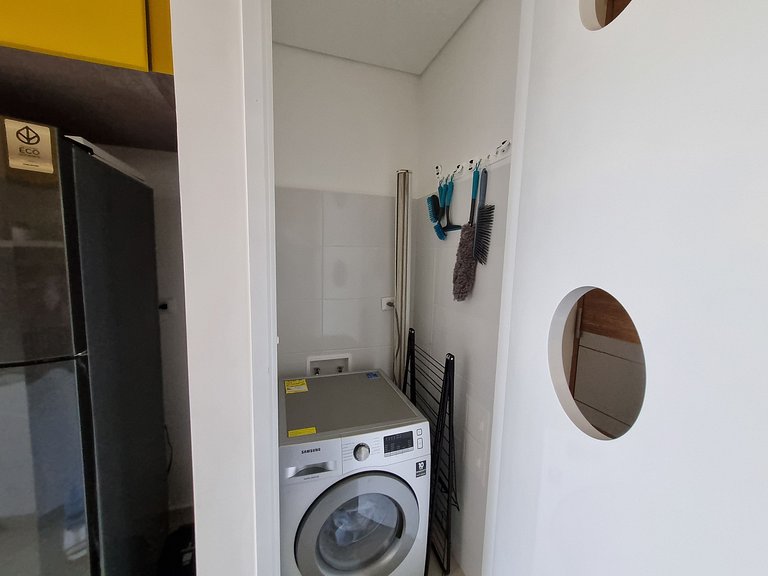 Loft Pozos Colorados. Vista para o mar, piscina e academia