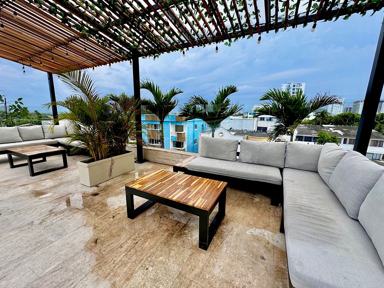 Loft Vistas Mar. Crespo Piscina