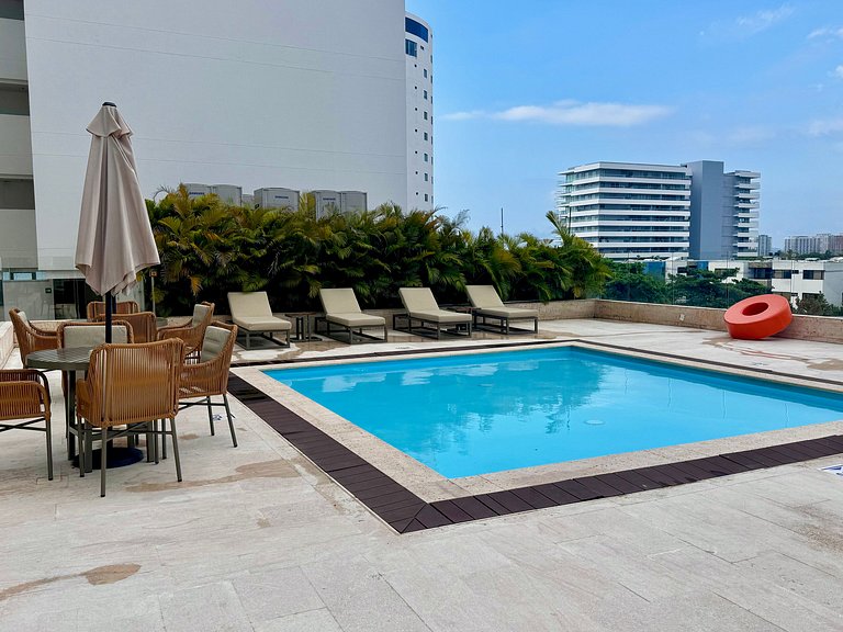 Loft Vistas Mar. Crespo Piscina
