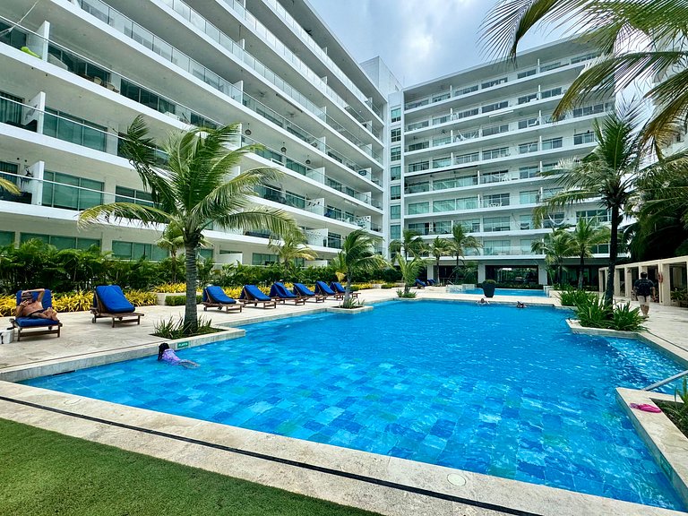 1 dormitório Morros. Piscina com vista para a Ciénaga