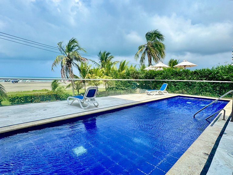 1 dormitório Morros. Piscina com vista para a Ciénaga