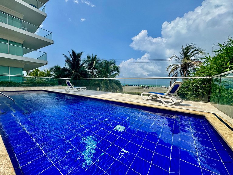 1 dormitório Morros. Piscina com vista para a Ciénaga