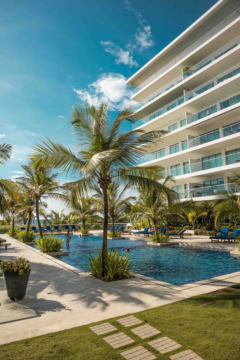 1 dormitório Morros. Piscina com vista para a Ciénaga