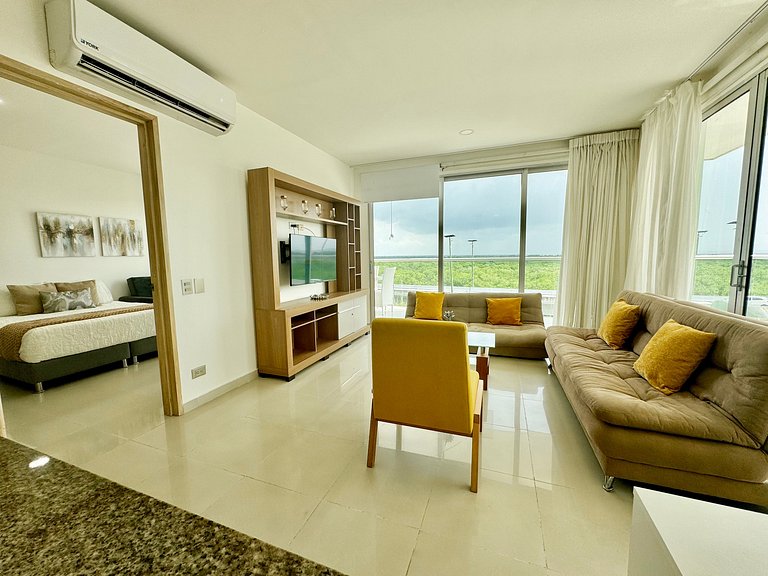 1 Bedroom in Morros · Sea View, Pools and Beach