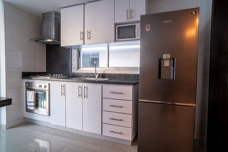 Apartamento de 2 quartos em Morros com vista para o mar