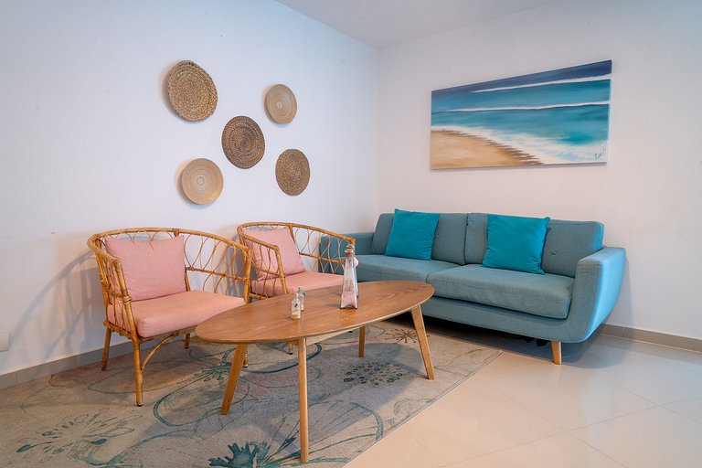 Two-bedroom apartment in Morros with sea view