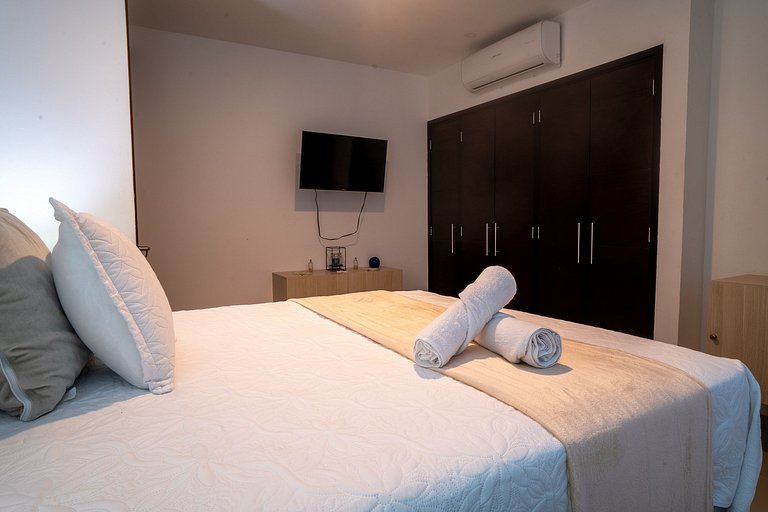 Apartamento de 2 quartos em Morros com vista para o mar