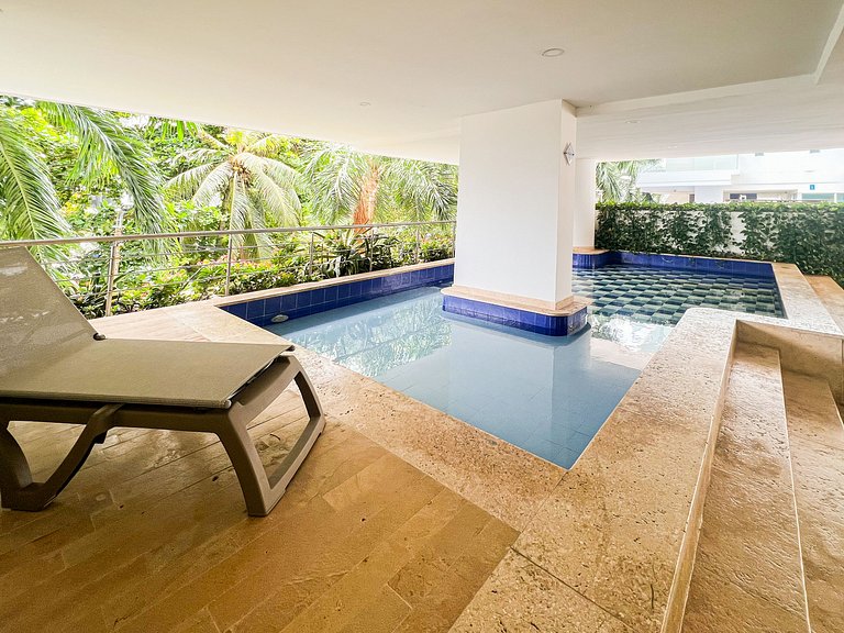 Two-bedroom apartment in Morros with sea view