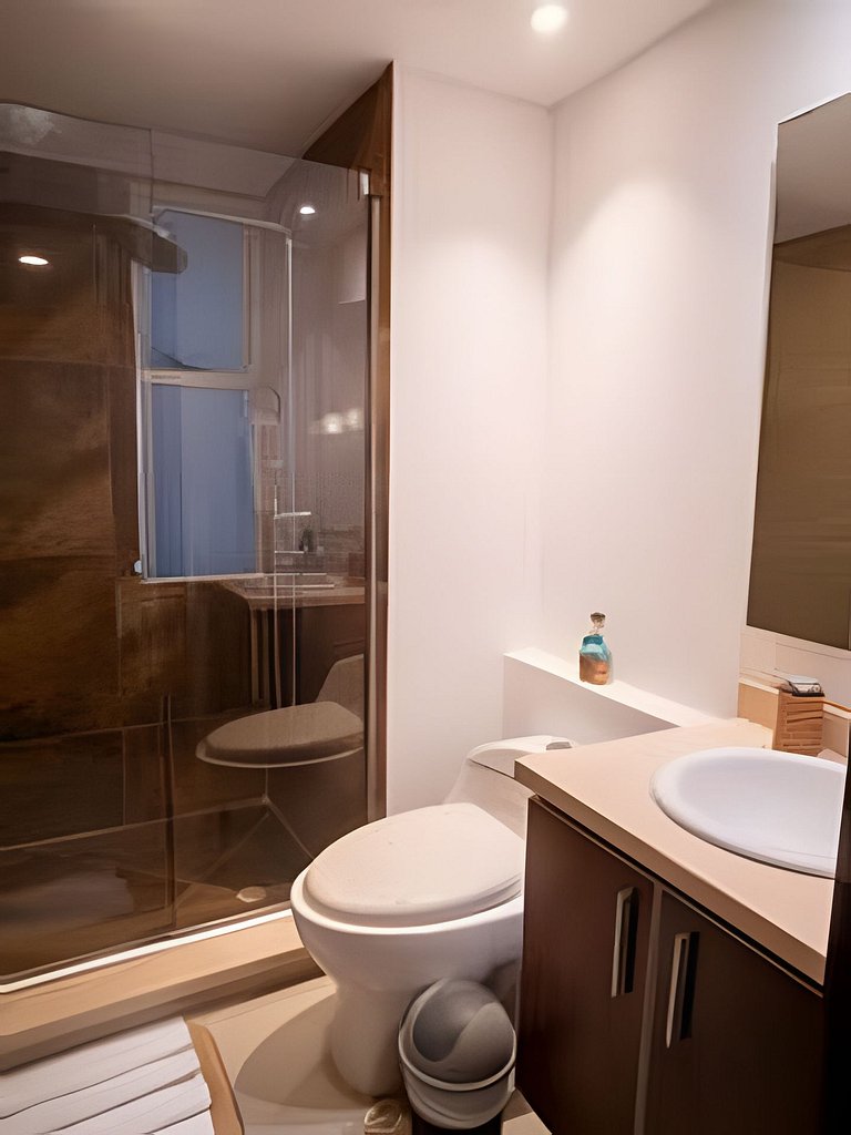 Apartamento de 2 quartos em Morros com vista para o mar