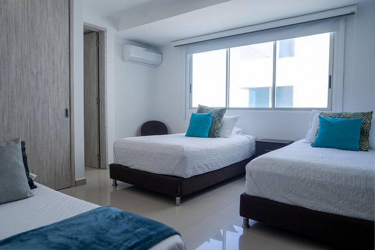 3 quartos no Morros com vista para o mar