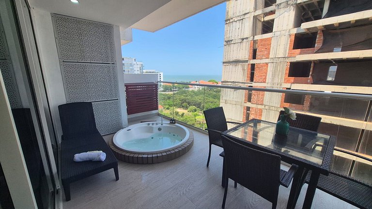 1 Quarto à beira-mar. Hidromassagem privativa