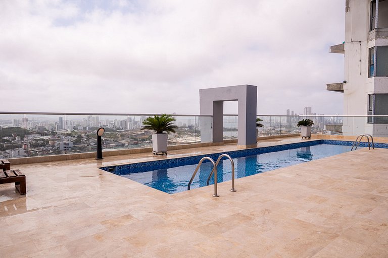 Apto en Cabrero con ubicación y vista ideal