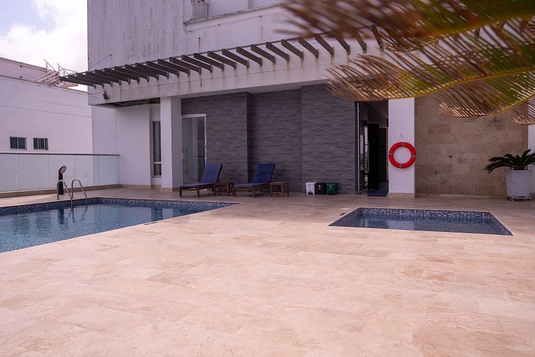 Apto en Cabrero con ubicación y vista ideal