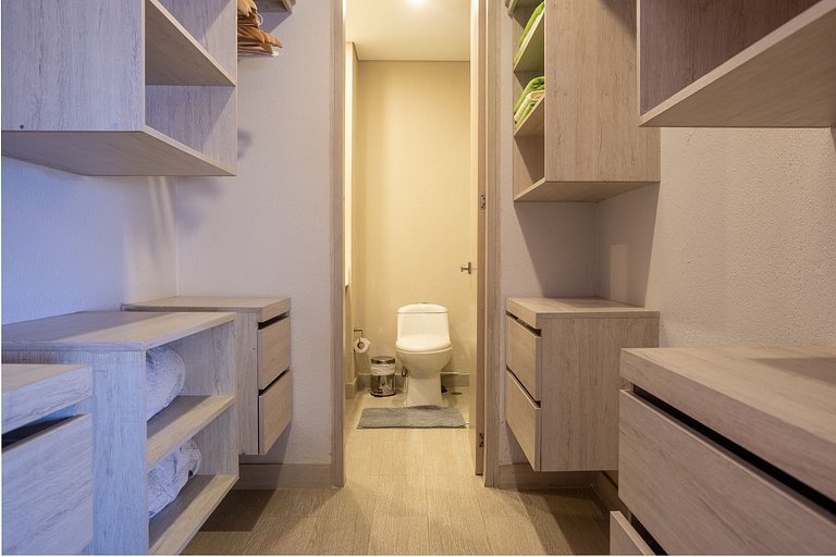 1 Quarto à beira-mar. Hidromassagem privativa