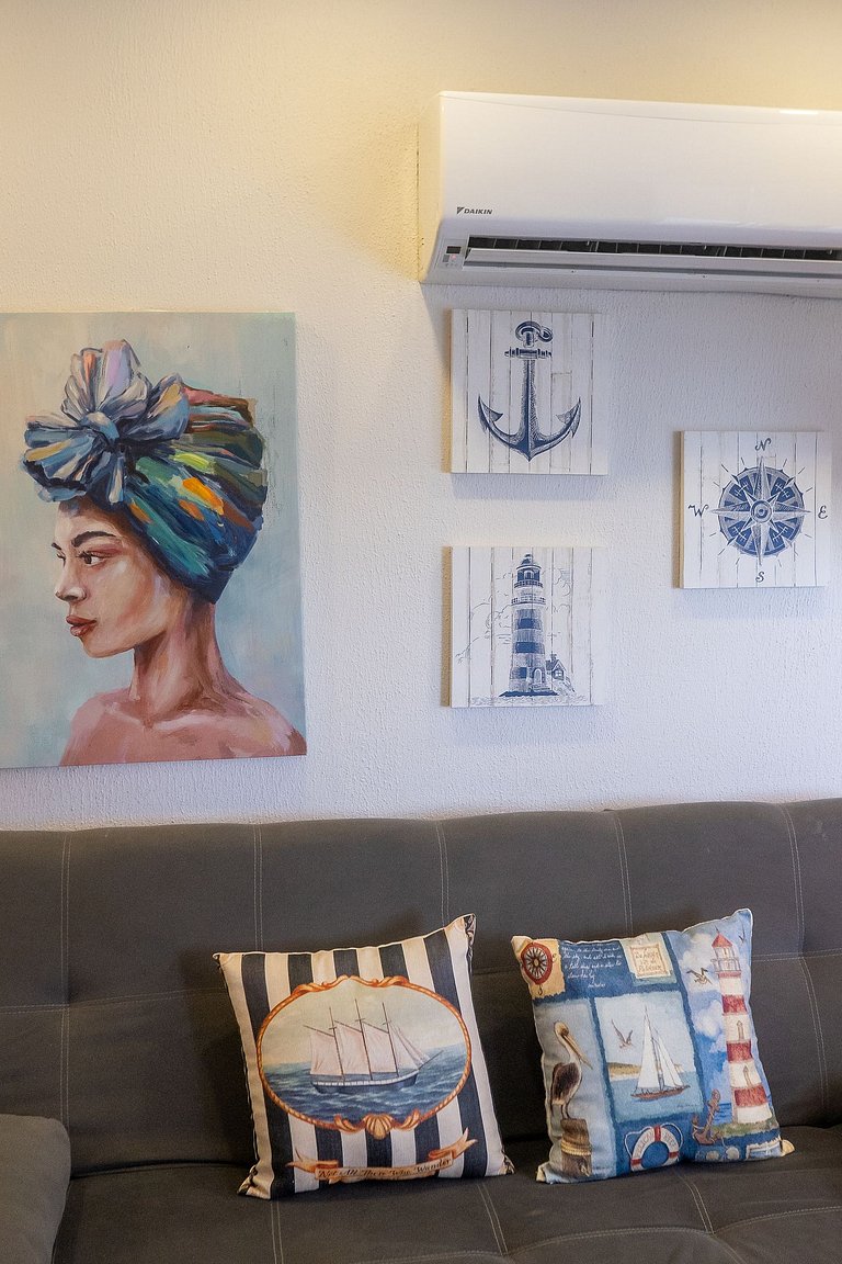 1 Quarto à beira-mar. Hidromassagem privativa