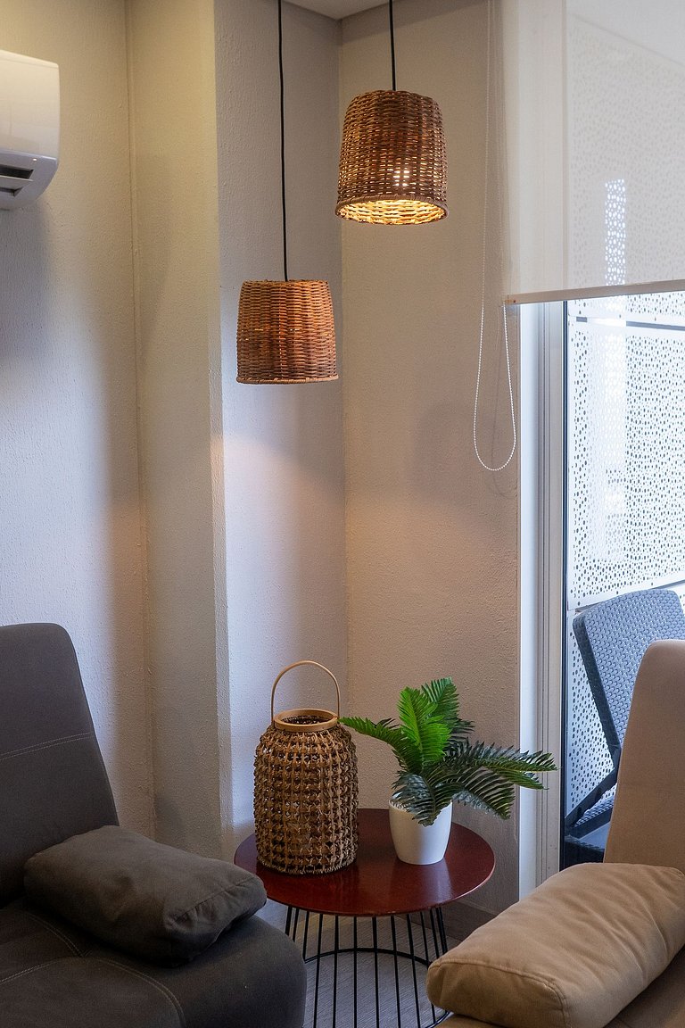 1 Quarto à beira-mar. Hidromassagem privativa