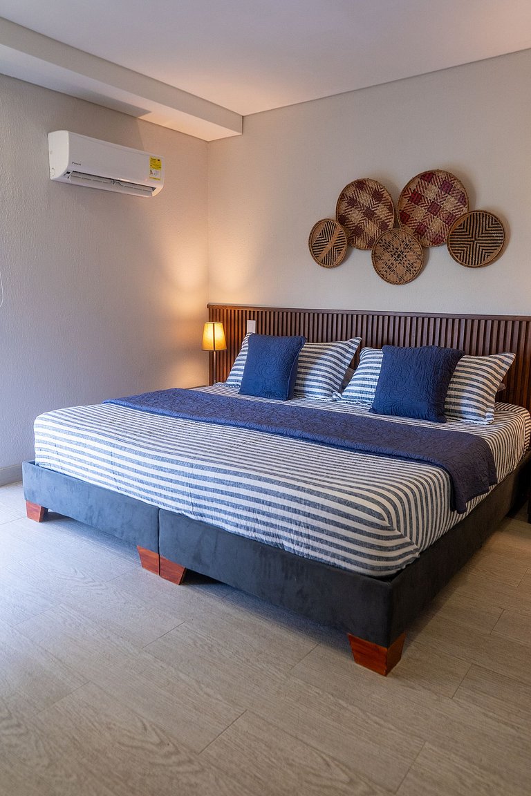 1 Quarto à beira-mar. Hidromassagem privativa