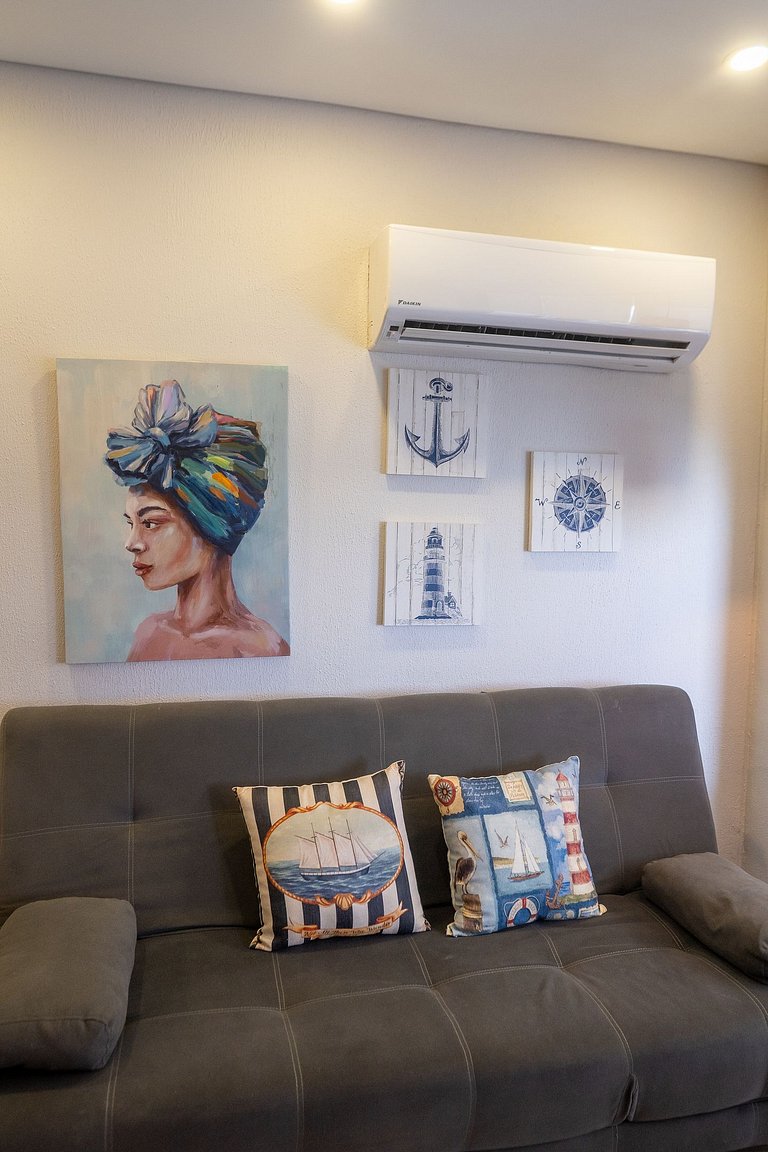 1 Quarto à beira-mar. Hidromassagem privativa