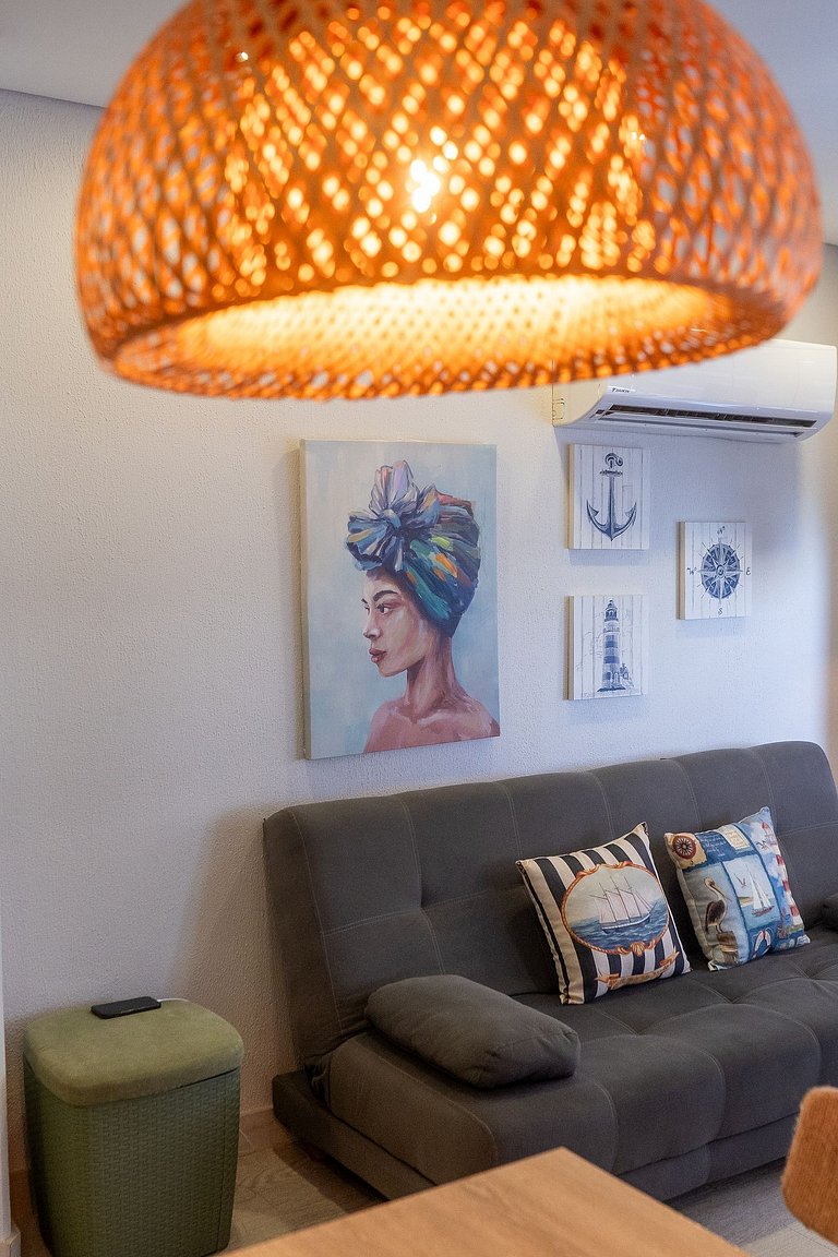 1 Quarto à beira-mar. Hidromassagem privativa