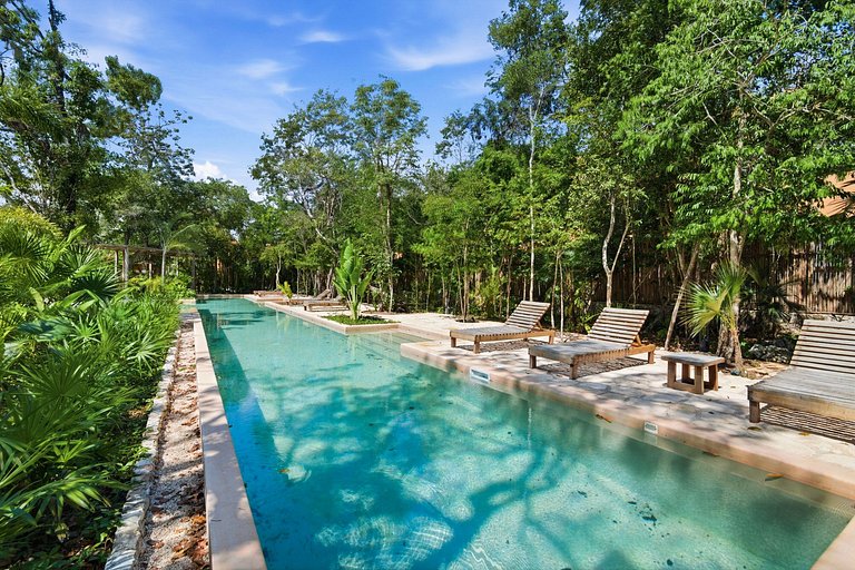 3 quartos Aldea Savia piscina e tranquilidade