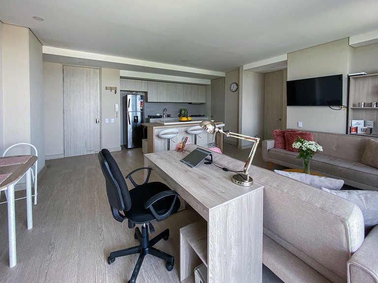 1 Quarto com jacuzzi privativo. Vista para o mar e para a la