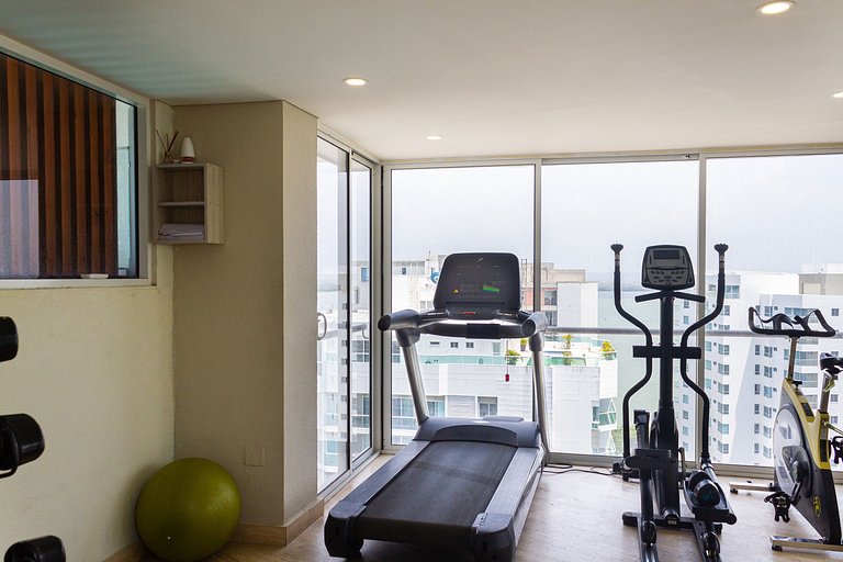 1 Quarto com jacuzzi privativo. Vista para o mar e para a la