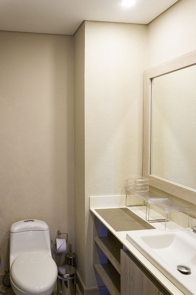 1 Quarto com jacuzzi privativo. Vista para o mar e para a la