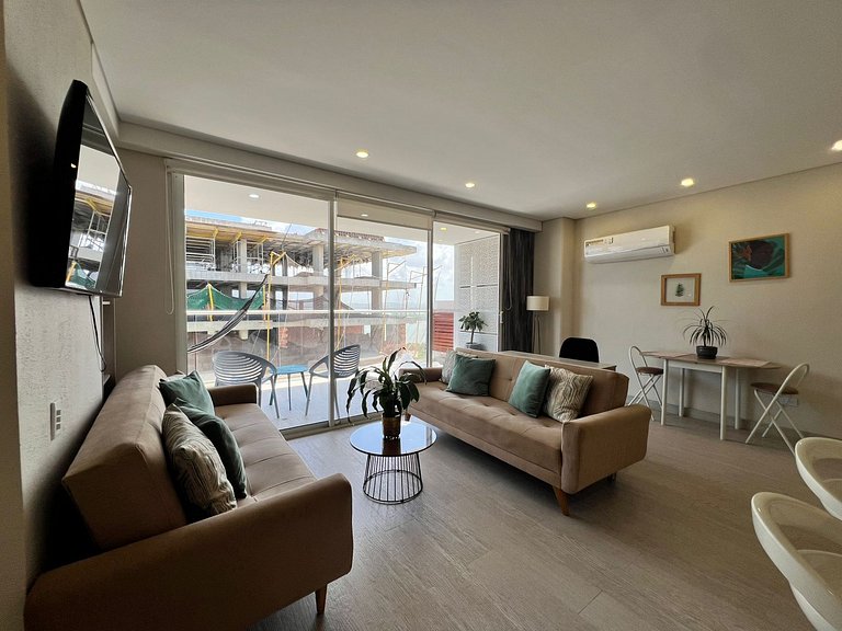 1 Quarto com jacuzzi privativo. Vista para o mar e para a la