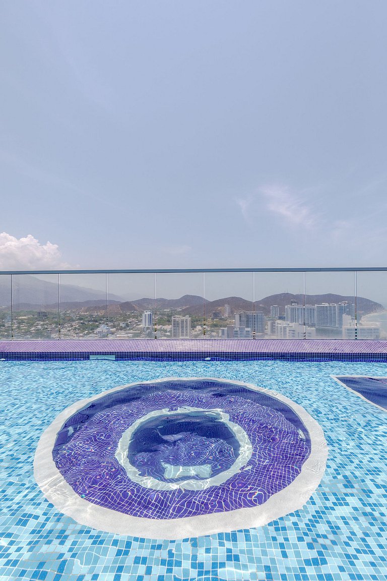 Edificio Ámbar Roca Club House | Vistas y Piscinas